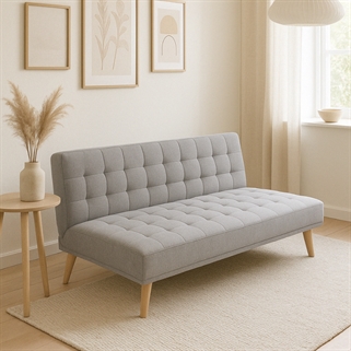 Oxford Daybed | Grå m. ben i eg